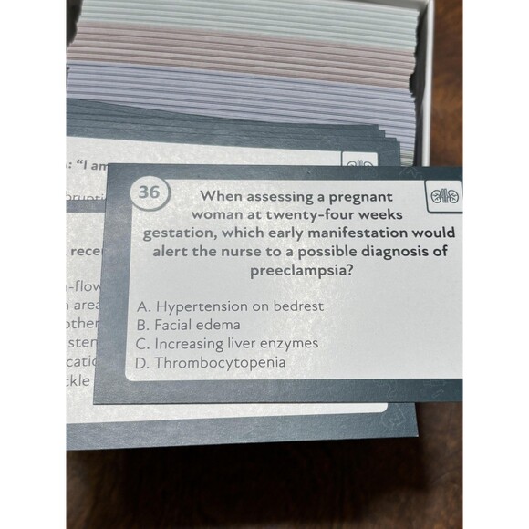 Test Prep Books Med Surg Nursing Flash Cards Study Aid Practice Questions 2nd Ed - Picture 10 of 14